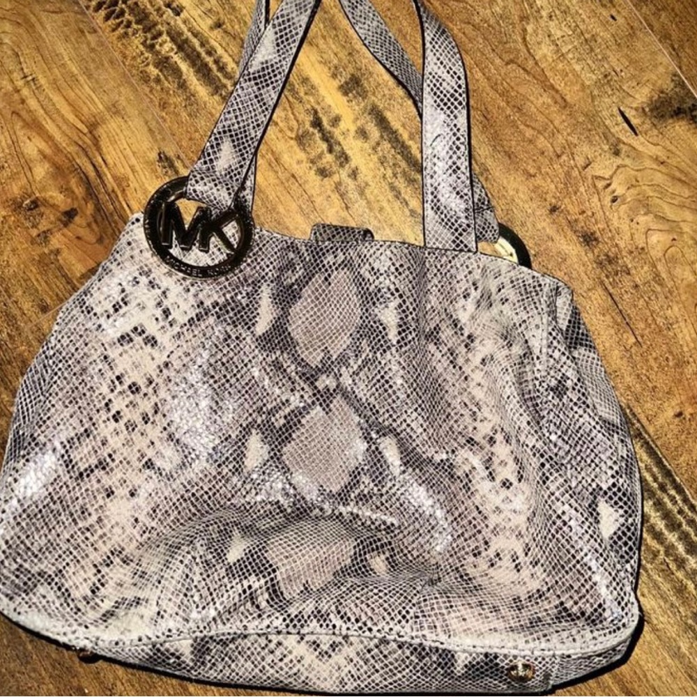 Michael Kors Python Bag-Purse-Satchel - image 1